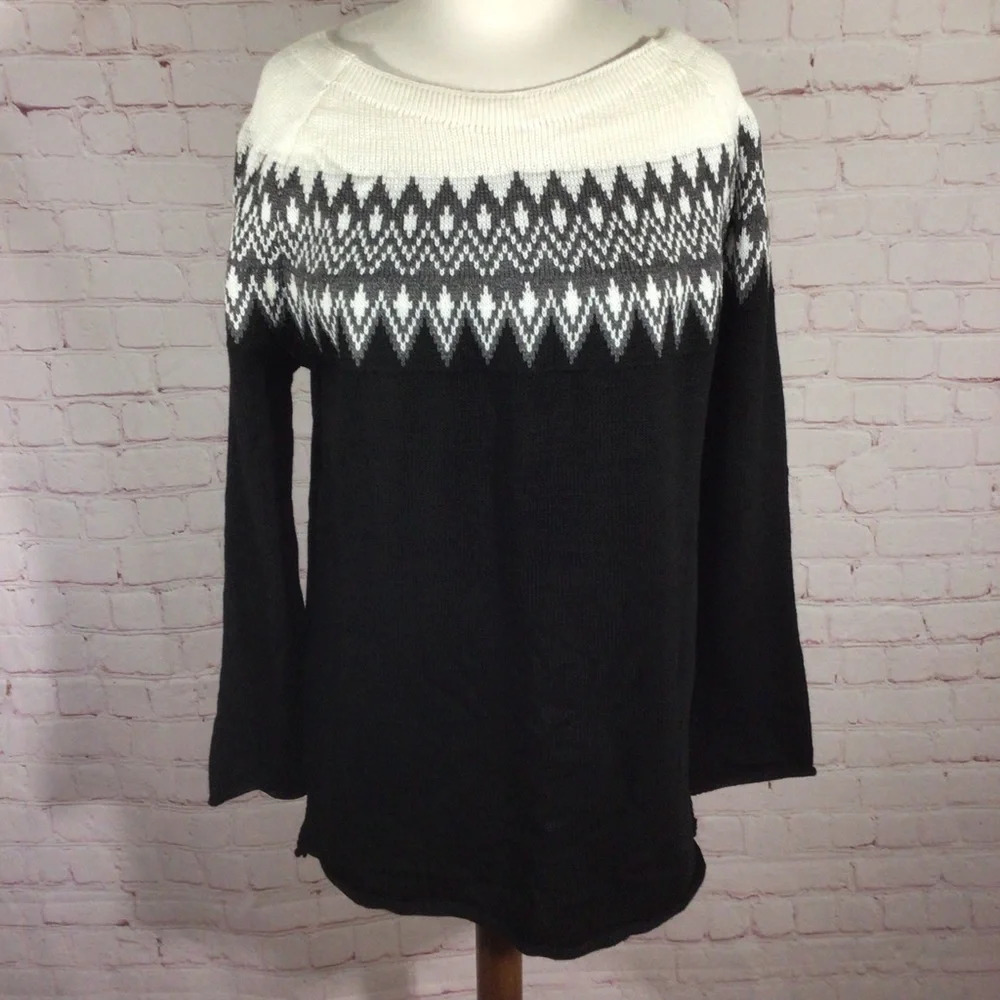 CCK Style Long Sleeve Knit Pullover Sweater - Size Small/36